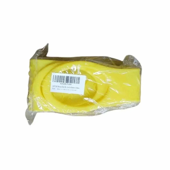 Silicone Yellow Bath Back Scrubber - Picture 2 of 2